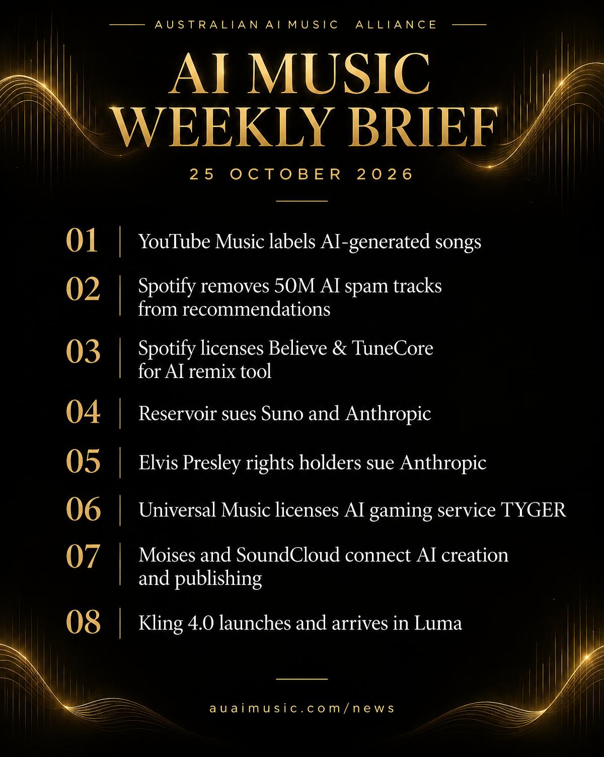 AI Music Weekly Brief · 25 October 2026